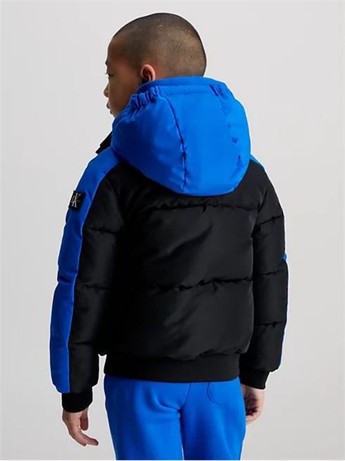 COLOR BLOCK PUFFER JACKET CALVIN KLEIN JEANS | IB0IB01722/C6X